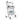 Dental Medical Mobile 3-layer Trolley Metal Built-in Socket Cart - pairaydental.com