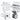 Dental Medical Mobile 3-layer Trolley Metal Built-in Socket Cart - pairaydental.com