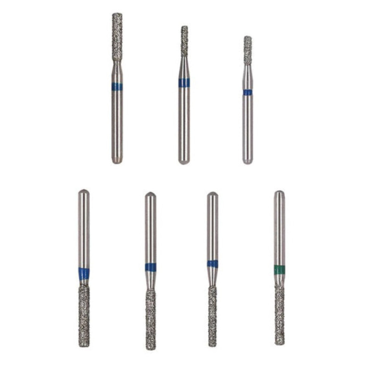 Dental Diamond Bur SF Series Flat End Cylinder Full Size 5pcs/Pack - pairaydental.com
