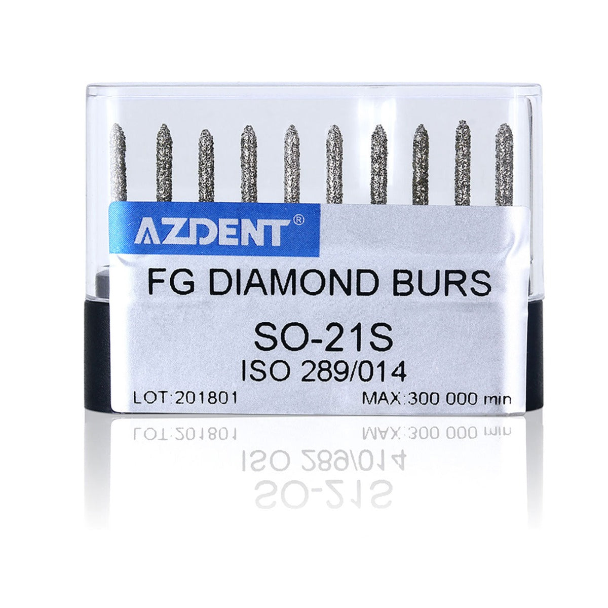 AZDENT FG Diamond Burs SO-21S 10pcs/Box - pairaydental.com