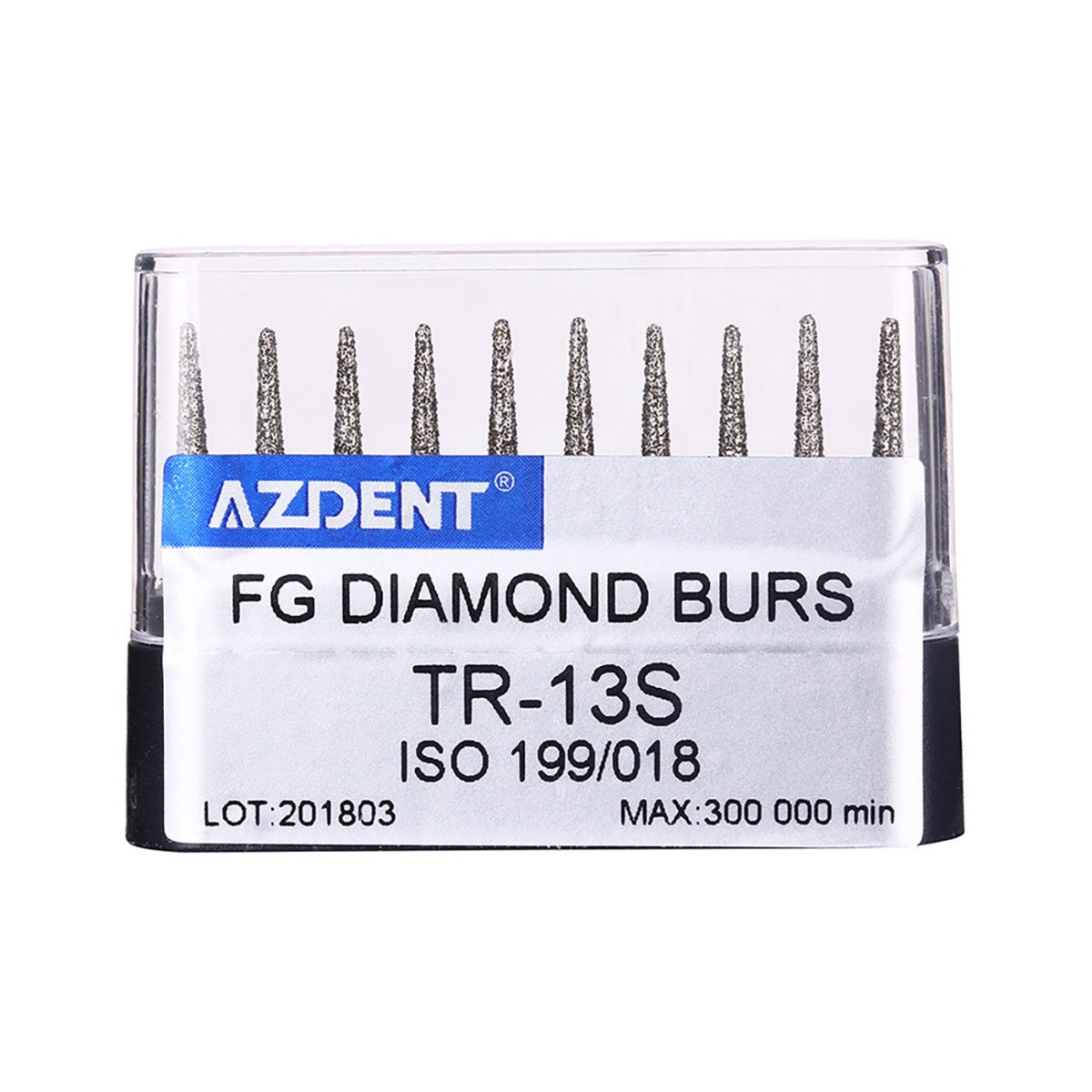 Dental Diamond Burs FG TR-13S Flat Cone 10pcs/Box - pairaydental.com