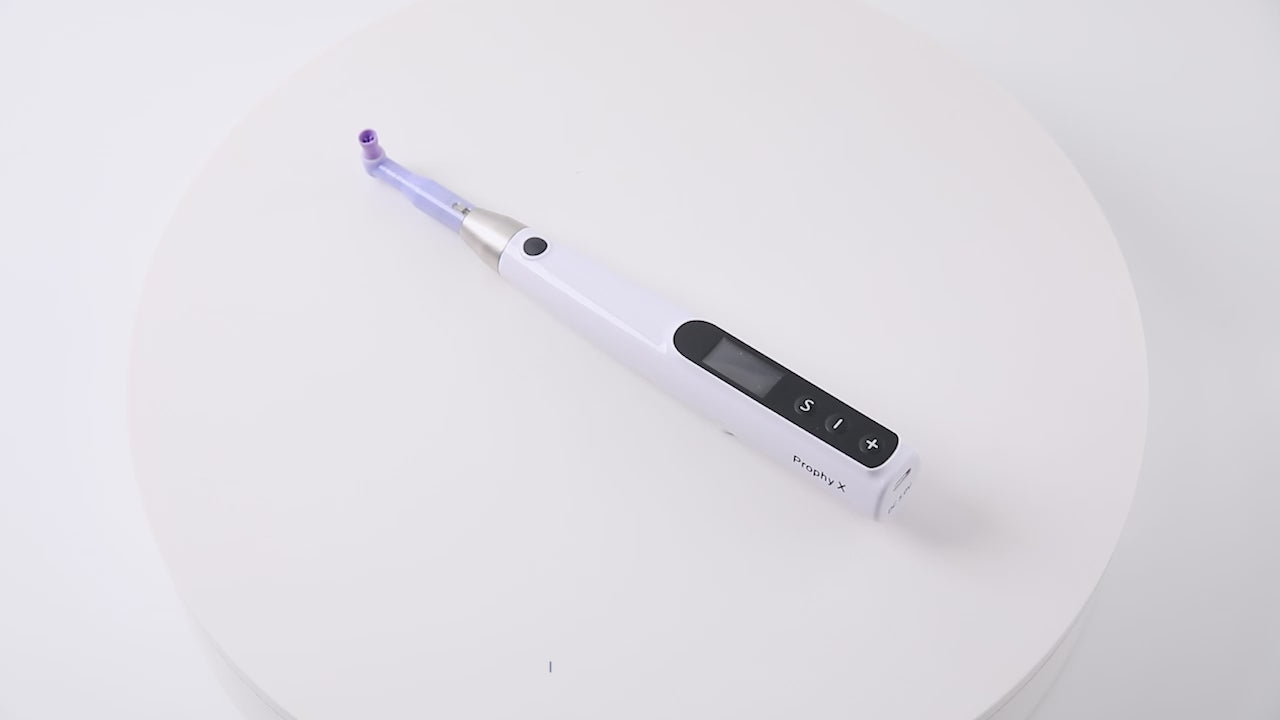 Cordless Hygiene Prophy Handpiece 360° Rotating 6 Speed Settings & 2 Prophy Angles - pairaydental.com