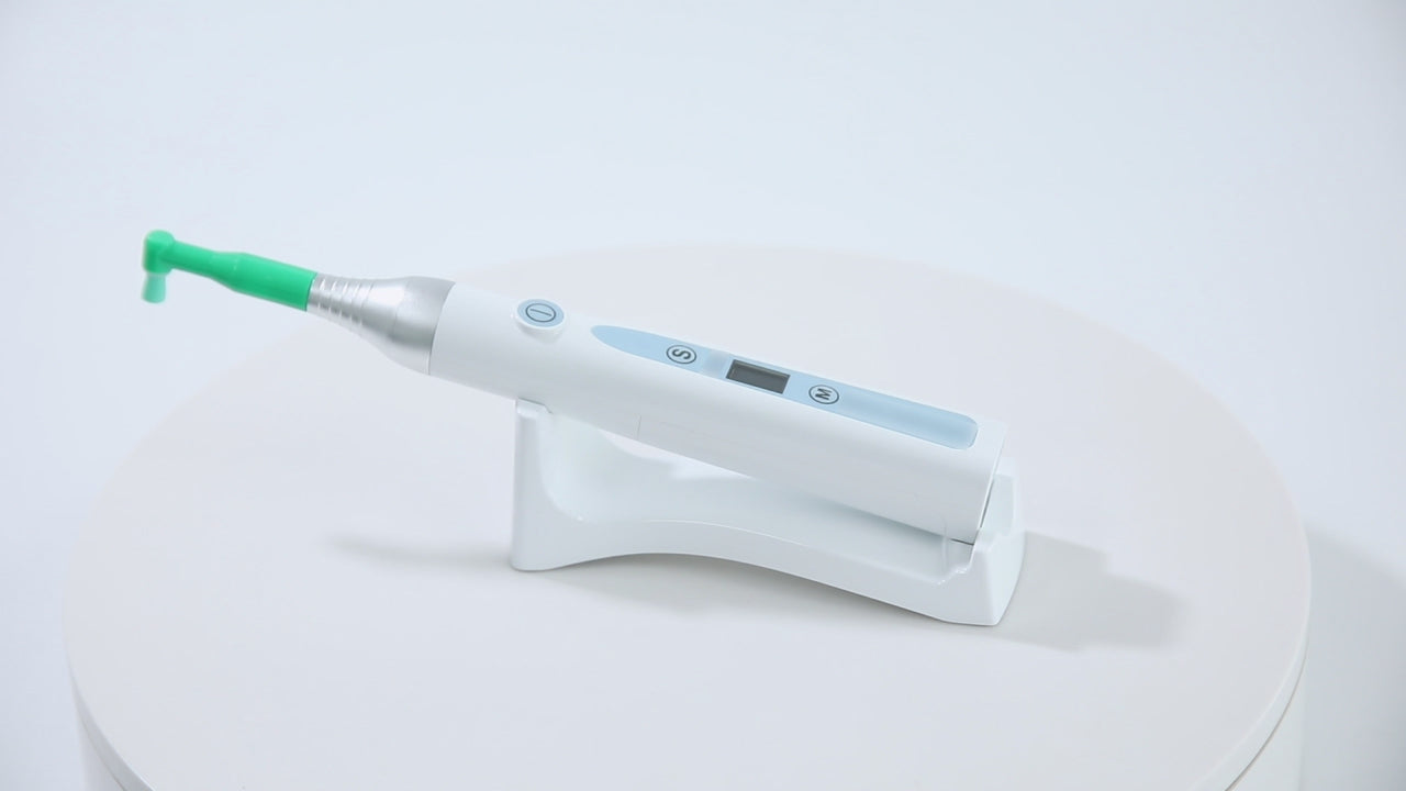 Cordless Hygiene Prophy Handpiece 360° Rotating 6 Prophy Angles & 2 Nose Cones - pairaydental.com