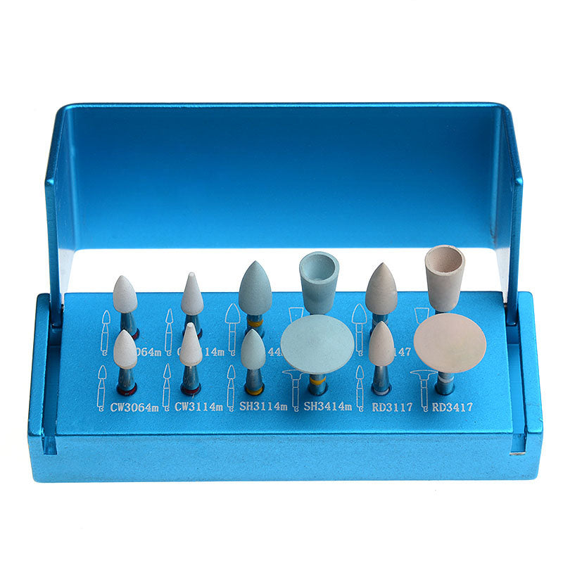 Dental Composite Polishing Kit for Low Handpiece 3 Models 12pcs/Box - pairaydental.com