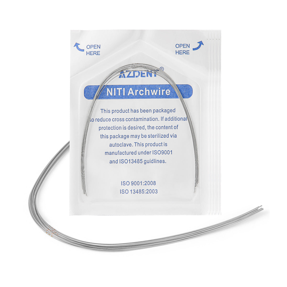 Archwire NiTi Super Elastic Expanded Round Universal 0.012-0.020 10pcs/Pack - pairaydental.com