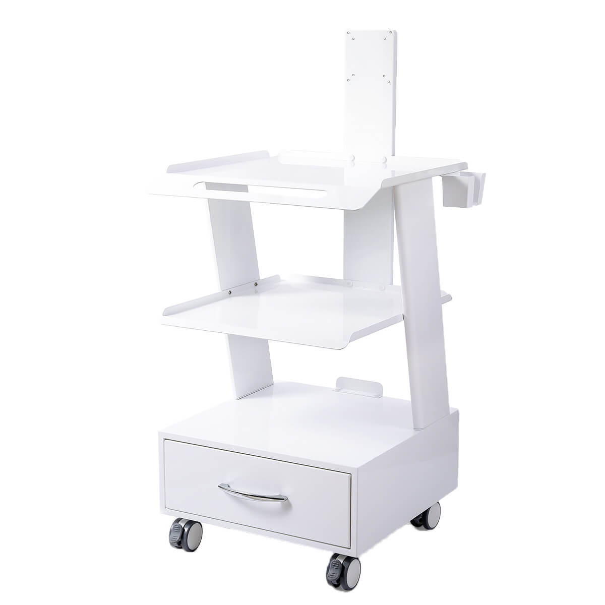 Dental Mobile Rolling Cart K2 Mouth Sweeping Trolley with Socket - pairaydental.com