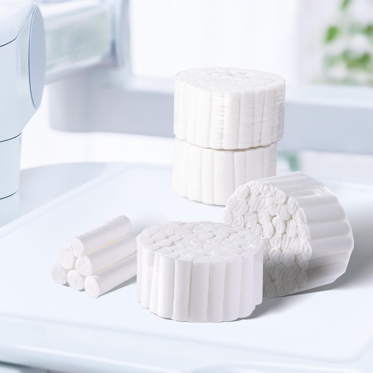 Disposable Dental Cotton Roll 1.5"x 3/8" High Absorbent Non-Sterile 1000pcs/Pack - pairaydental.com
