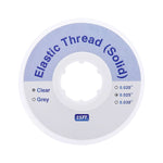 Ortho Elastic Thread Traction Ligature Power Tube Clear 0.025 - pairaydental.com