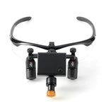 Dental Medical Loupes with 5W LED Surgical Head Light 3.0X 4.0X 5.0X 6.0X - pairaydental.com