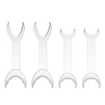 Dental T-Shape Mouth Opener Cheek Retractor Clear 4Pcs/Pack - pairaydental.com