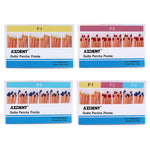 Gutta Percha Points F Series F1-F3 Color Coded 4 Models 60pcs/Pk - pairaydental.com