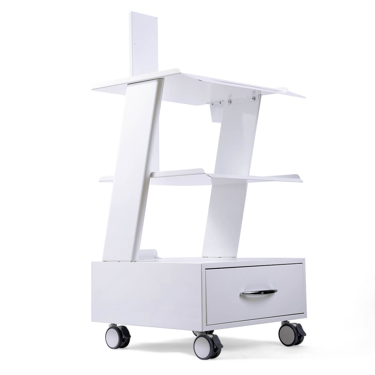 Dental Mobile Rolling Cart K2 Mouth Sweeping Trolley with Socket - pairaydental.com