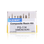 Dental Diamond Bur FG-114 Composite Resin Kit 8pcs/Kit - pairaydental.com