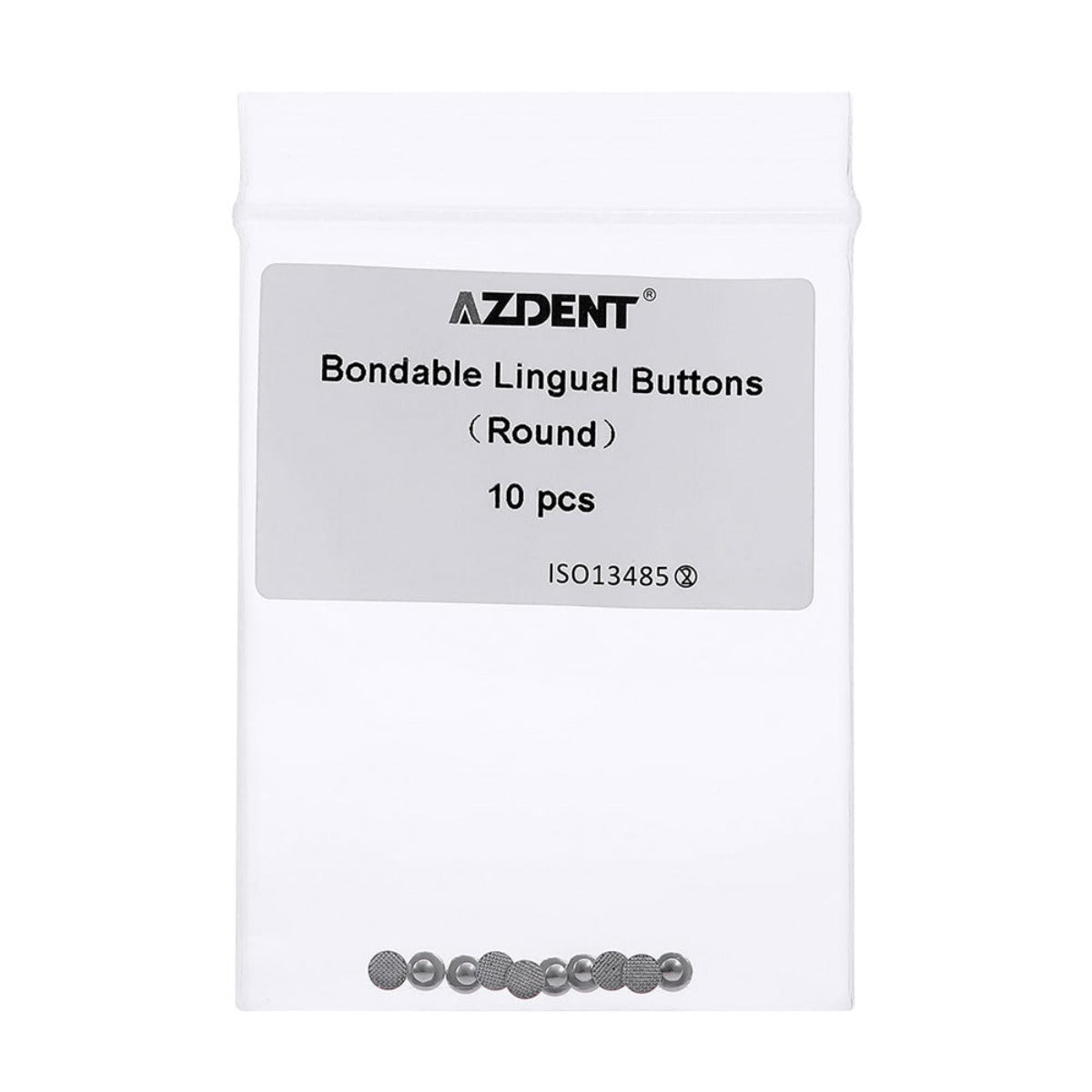 Dental Lingual Button Bondable Round Mesh Base 10pcs/Bag - pairaydental.com