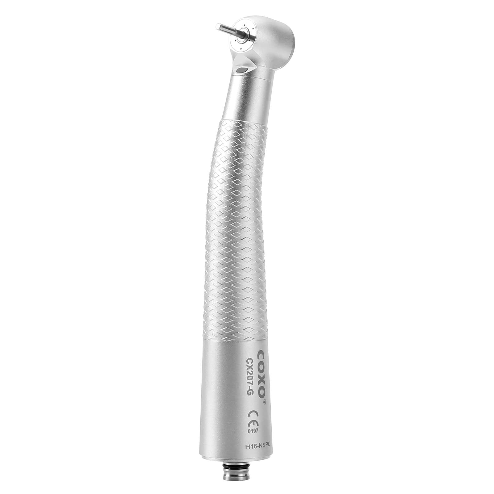 COXO CX207-G High Speed Air Turbine Handpiece Fiber Optic & 6 Holes LED Quick Coupler - pairaydental.com