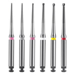 Dental Minimal Invasive Endodontic Carbide Burs Long Neck RA Round 31mm/34mm 6pcs/Pack - pairaydental.com