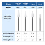 Dental Polishing Kit FG Burs Fine White Stones 12pcs/Kit - pairaydental.com 