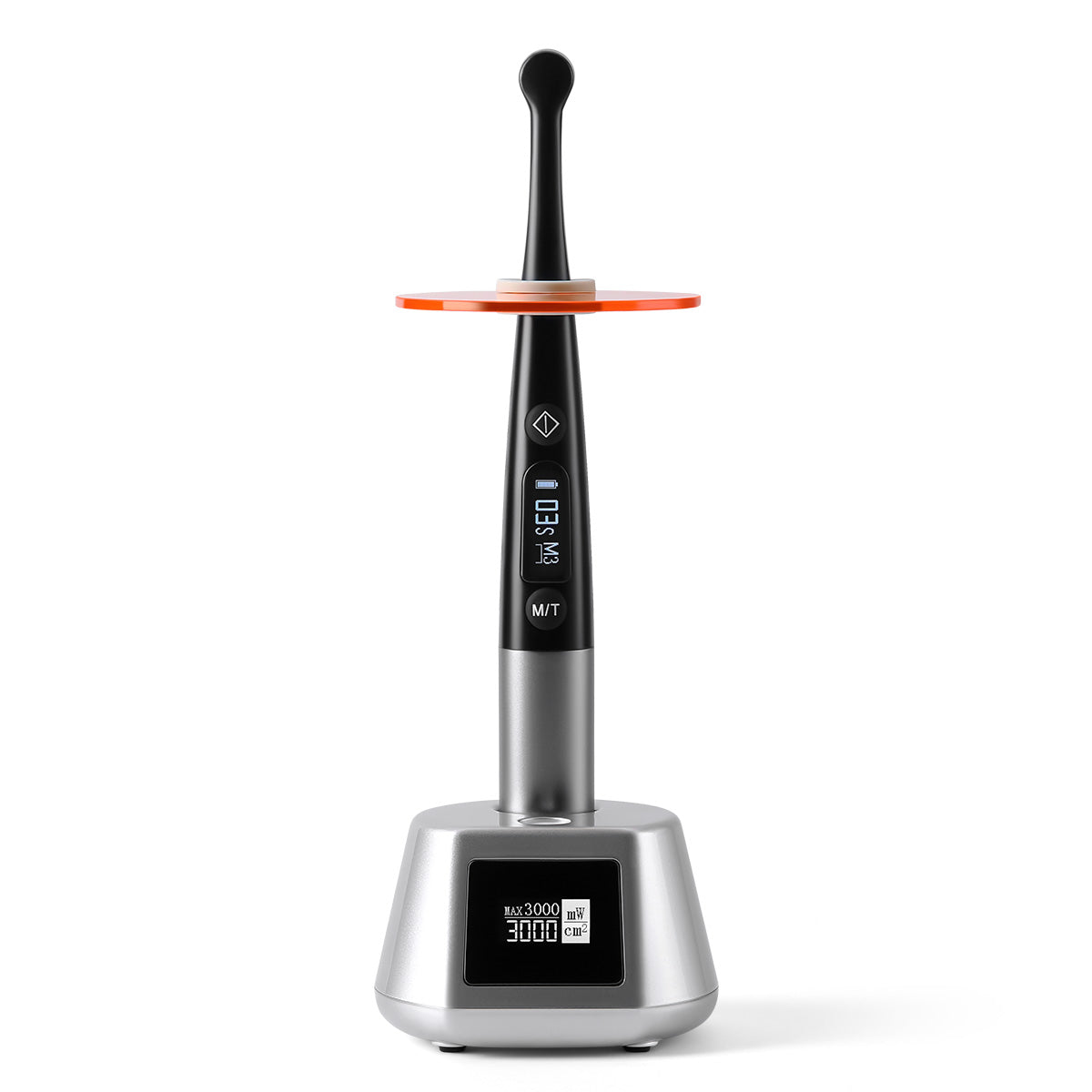 LED Curing Light Cordless 1 Sec Cure Wide Spectrum Metal Body 7 Modes 3100mW/cm² - pairaydental.com