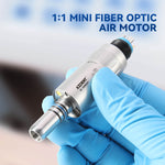 Dental Mini Fiber Optic Air Motor 1:1 Internal Water Spray 6 Hole - pairaydental.com