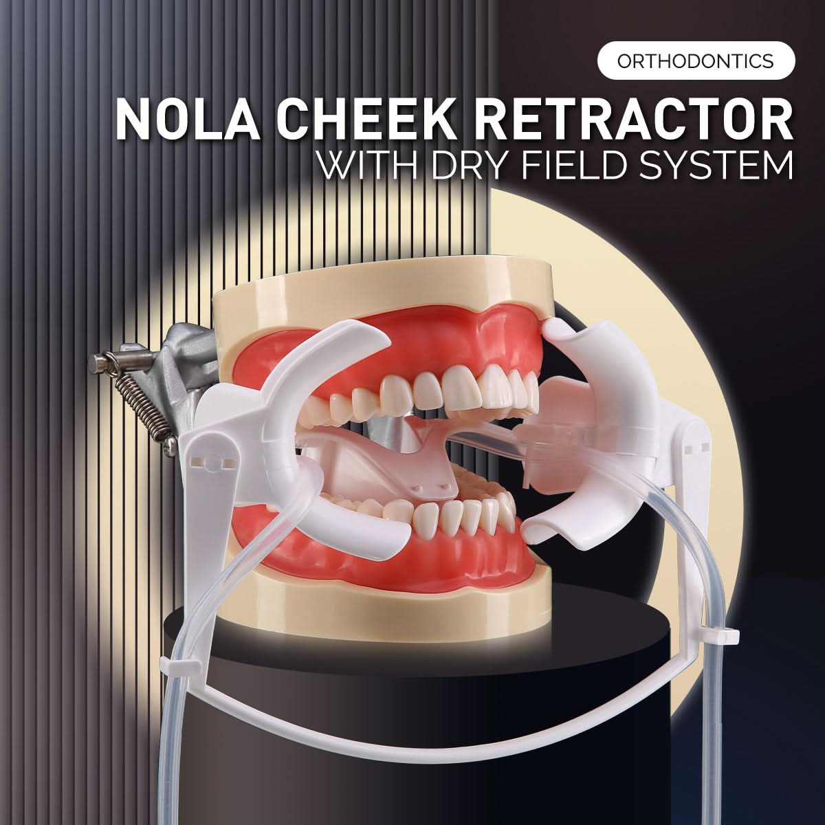 Dental Ortho NOLA Cheek Retractor Dry Field System with Saliva Aspirator - pairaydental.com