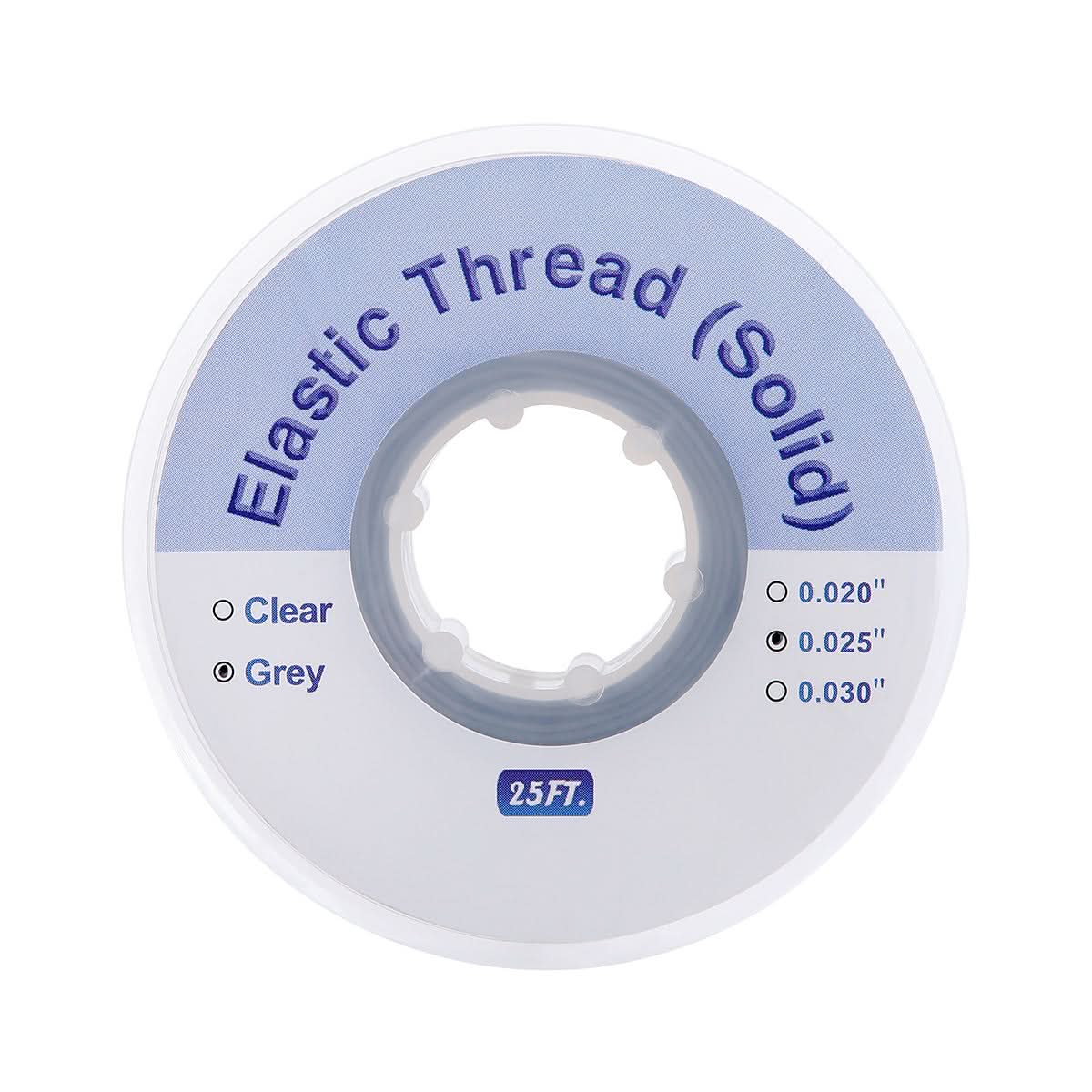 Ortho Elastic Thread Traction Ligature Power Tube Grey 0.025 - pairaydental.com