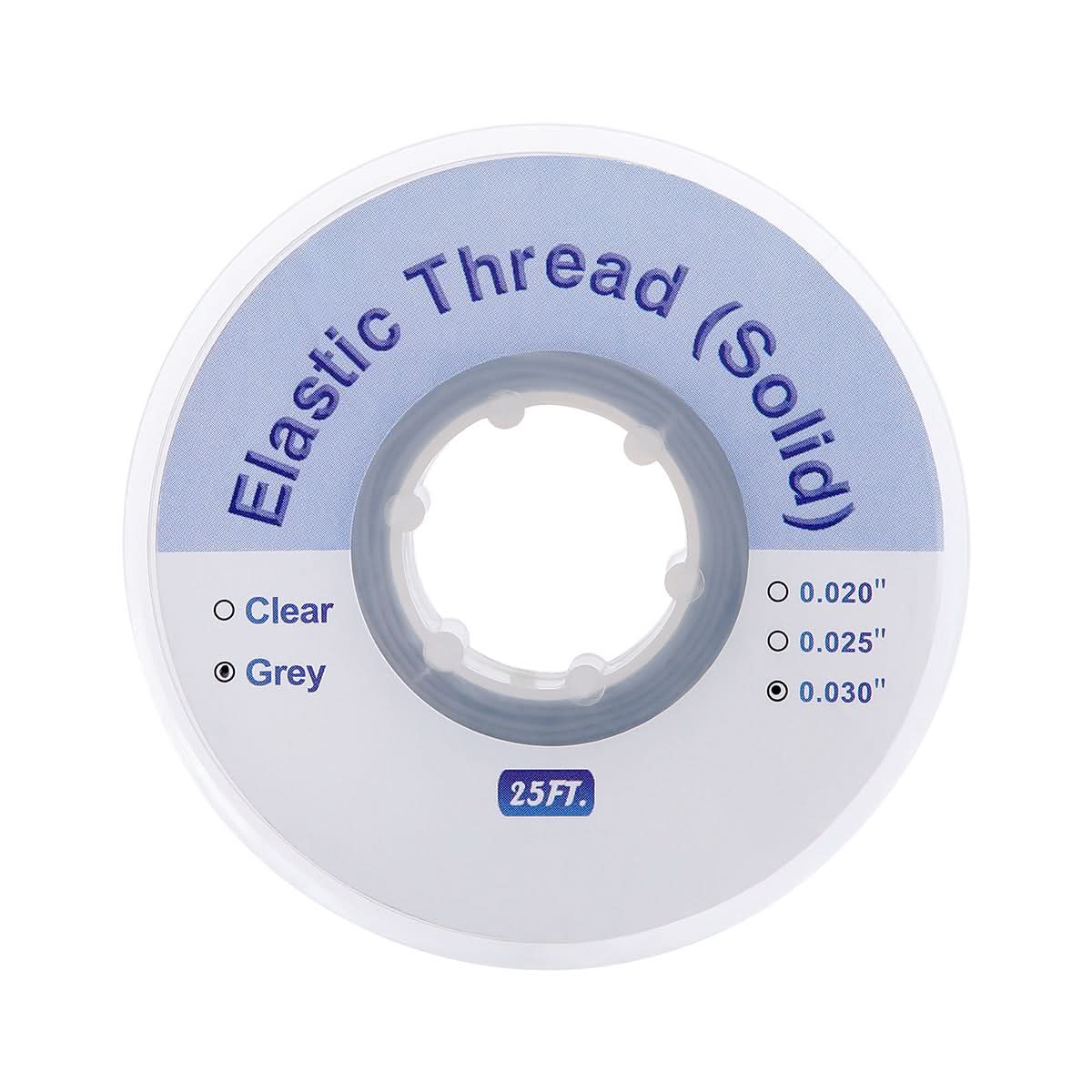 Ortho Elastic Thread Traction Ligature Power Tube Grey 0.030 - pairaydental.com