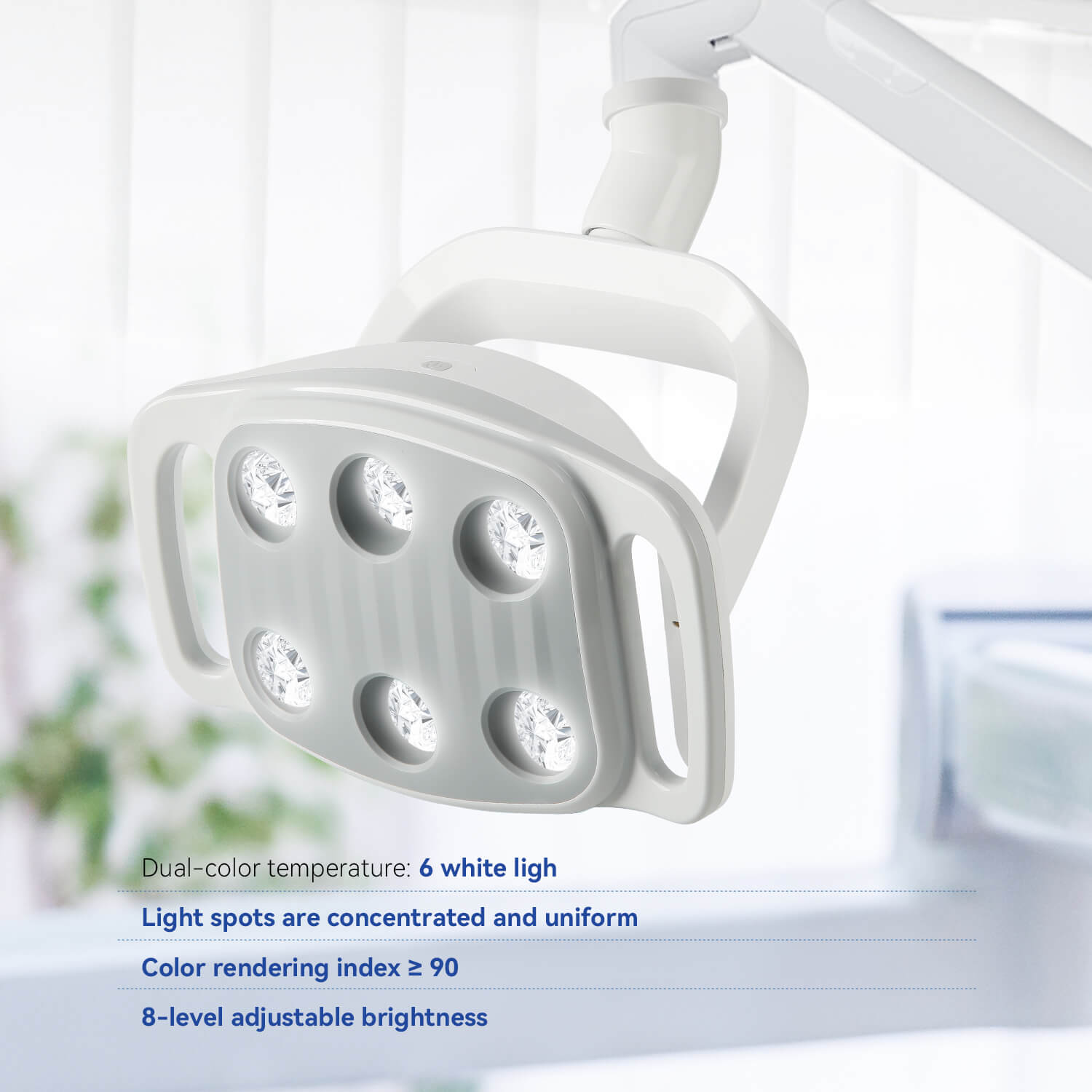 Dental LED Oral Light 9W for Unit Chair 6 White Lights - pairaydental.com