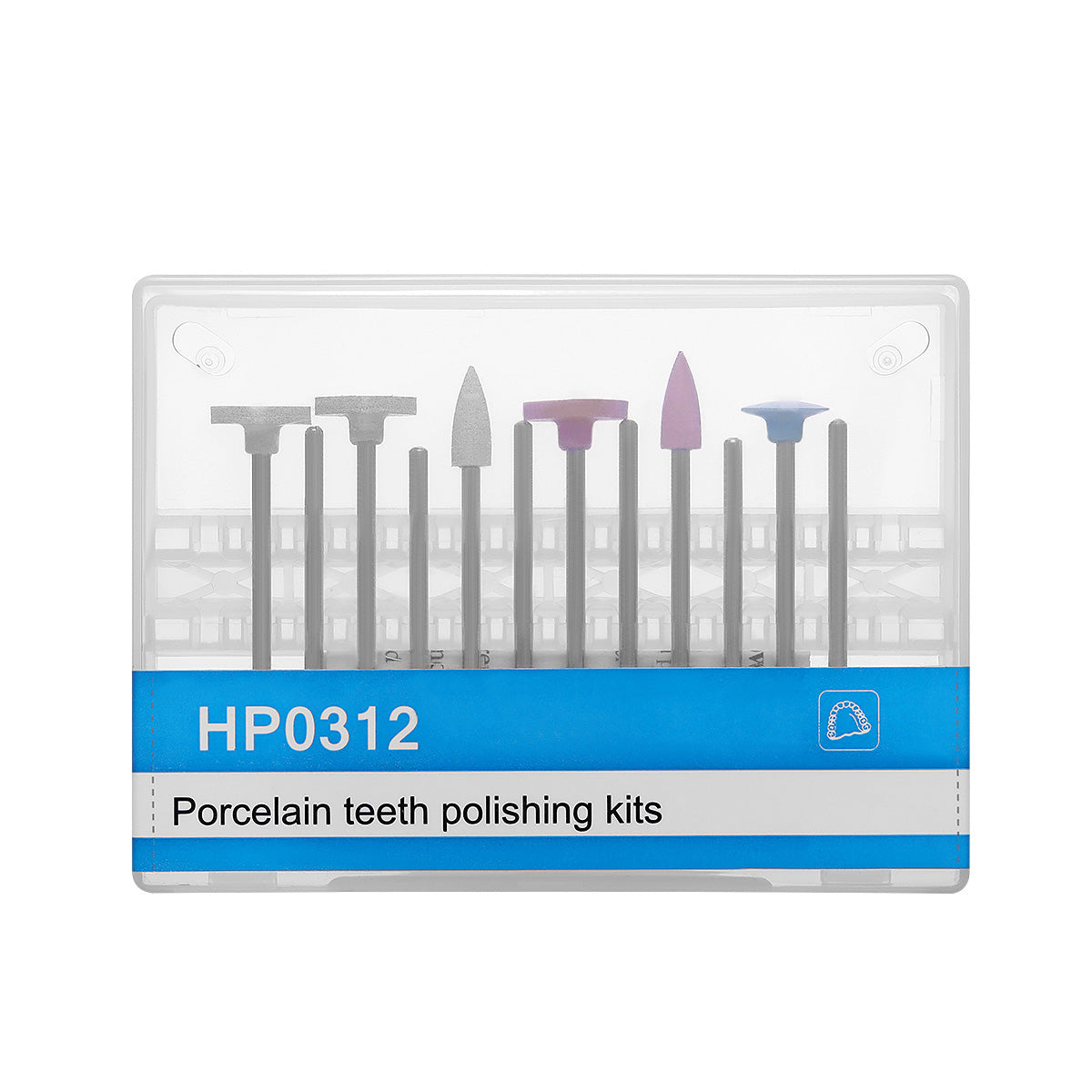 Dental Porcelain Teeth Polishing Kits HP 0312 12pcs/Box - pairaydental.com