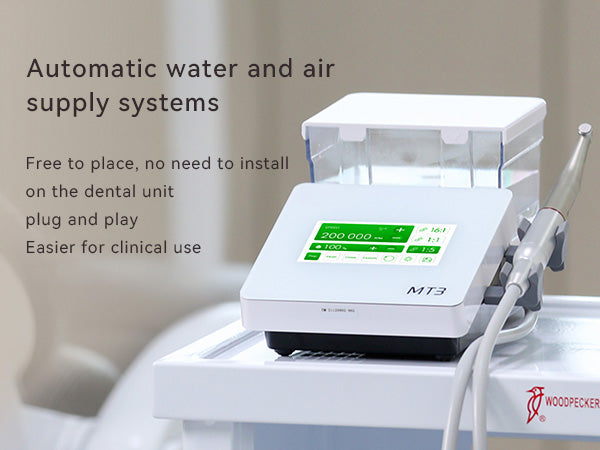 Woodpecker Brushless Electric Motor MT3 w/ 1:5 Contra Angle Water Supply System - pairaydental.com