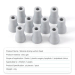 10pcs Dental Saliva Ejector Suction Rubber Snap Tip Weak/Strong - pairaydental.com