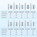 Dental Diamond Zirconia Cutting Bur Kit FG 1.6mm 10pcs/Kit - pairaydental.com