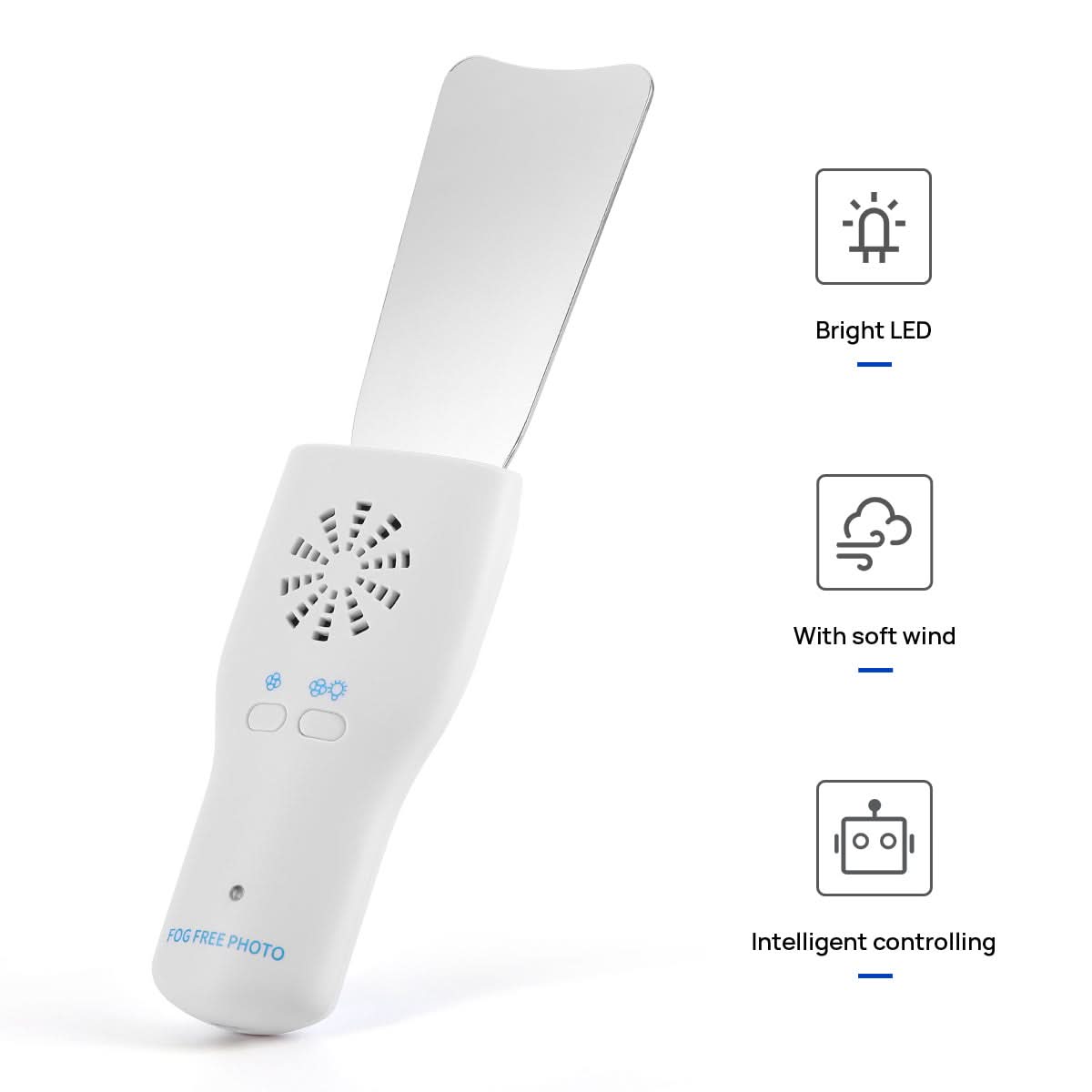 Dental LED Automatic Anti-fog Glass Mirror Oral Photography Reflector - pairaydental.com