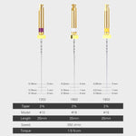 Endo Niti Rotary Files Engine Use 25mm Assorted 6Pcs/Pack - pairaydental.com