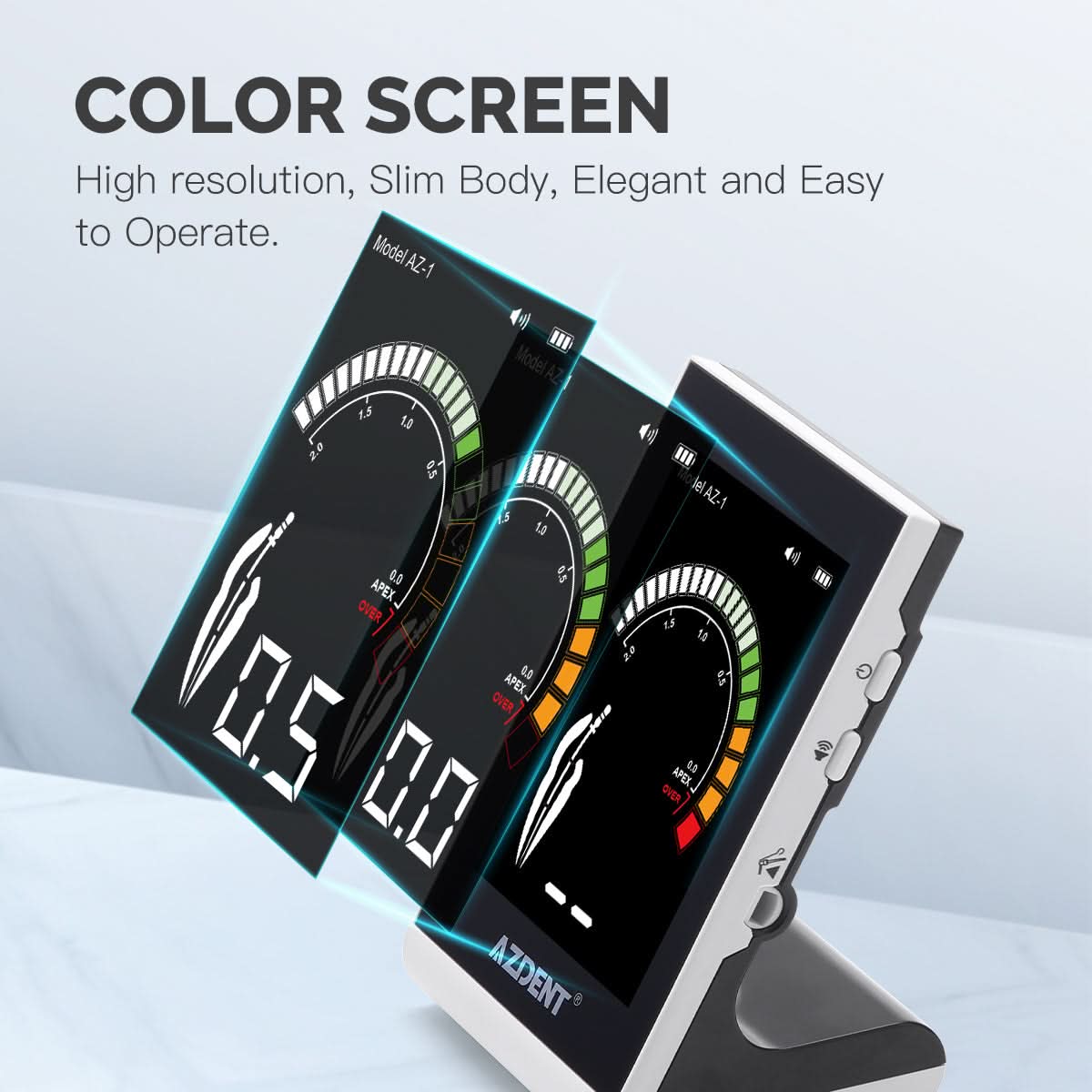 Dental Endo Apex Locator Multi-color Screen Touch Inductive Button - pairaydental.com