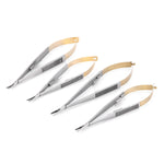 Castroviejo Needle Holder with Lock Straight/Curved Head 14cm/16cm - pairaydental.com
