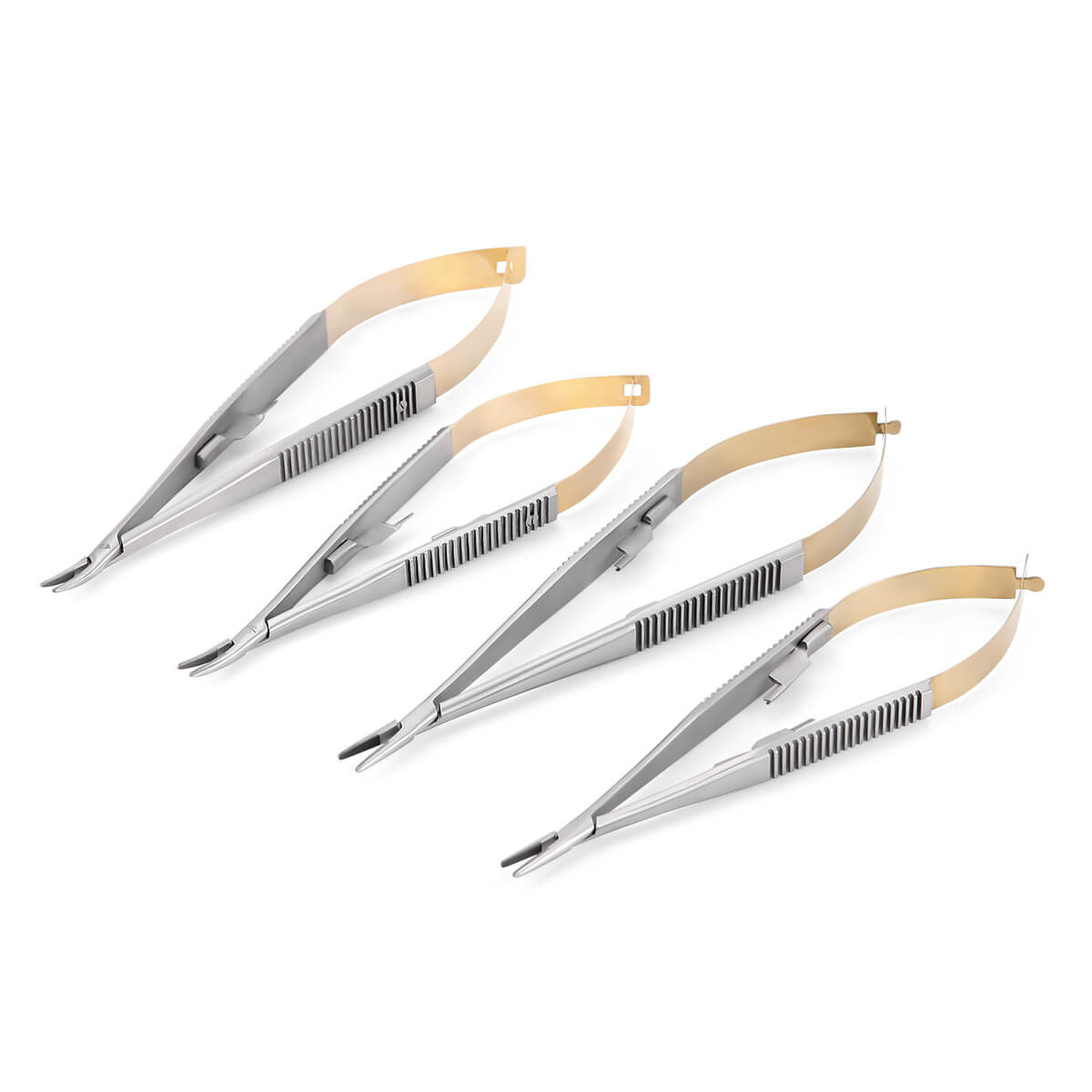 Castroviejo Needle Holder with Lock Straight/Curved Head 14cm/16cm - pairaydental.com