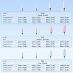 Dental Silicone Polishing Kit HP for Acrylics HP 2.35mm 12pcs/Box - pairaydental.com