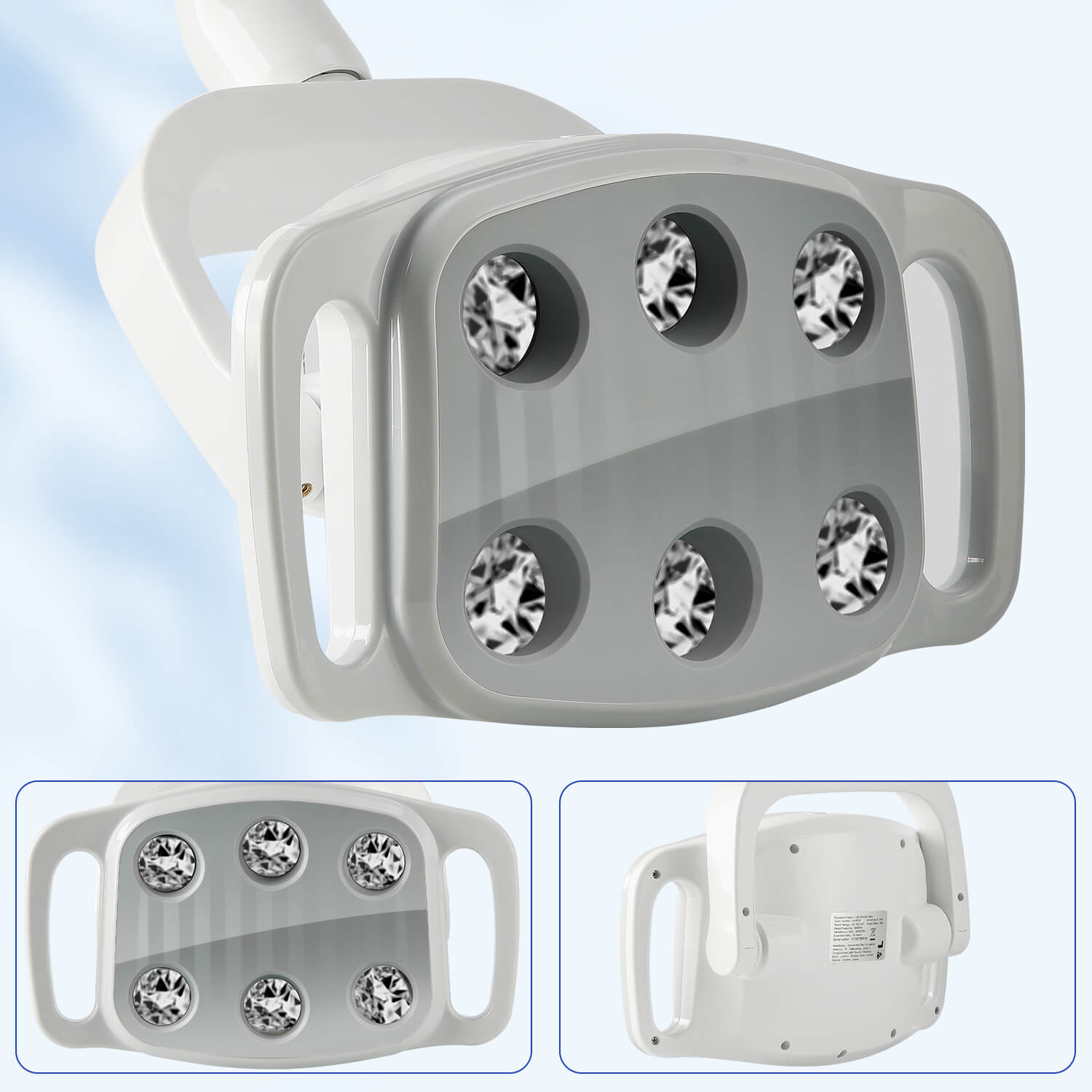 Dental LED Oral Light 9W for Unit Chair 6 White Lights - pairaydental.com
