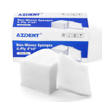 Disposable Dental Gauze Pads Non-Woven Sponge 4-Ply Non-Sterile 3 Sizes 200pcs/Box - pairaydental.com