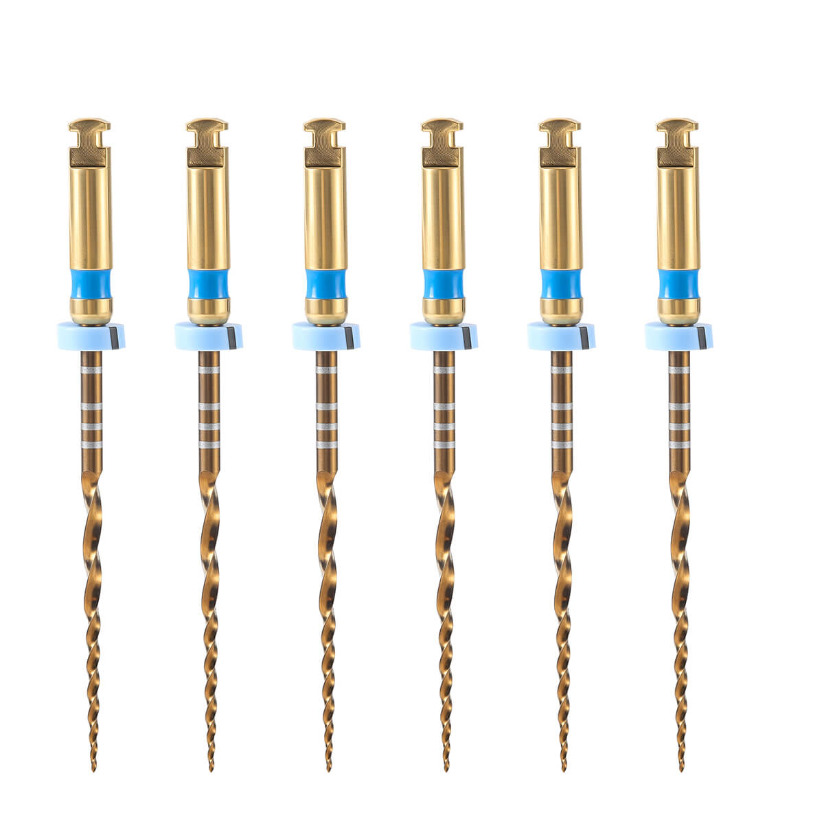 Dental Heat‑Activated Large Taper NiTi Rotary Endodontic Files 25mm F3/F4/F5 6pcs/Pack - pairaydental.com
