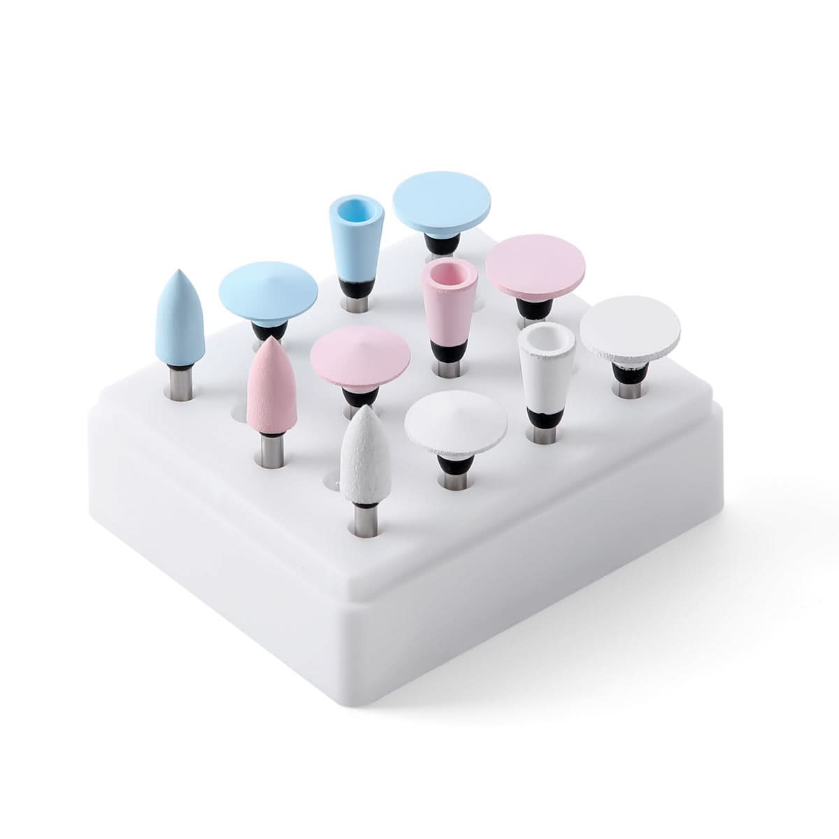 Dental Silicone Polishing Coarse/Medium/Fine 12pcs/Kit - pairaydental.com
