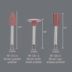 Dental Diamond Burs Polishing Kits SG1201(RA 0109) 9pcs/Box - pairaydental.com
