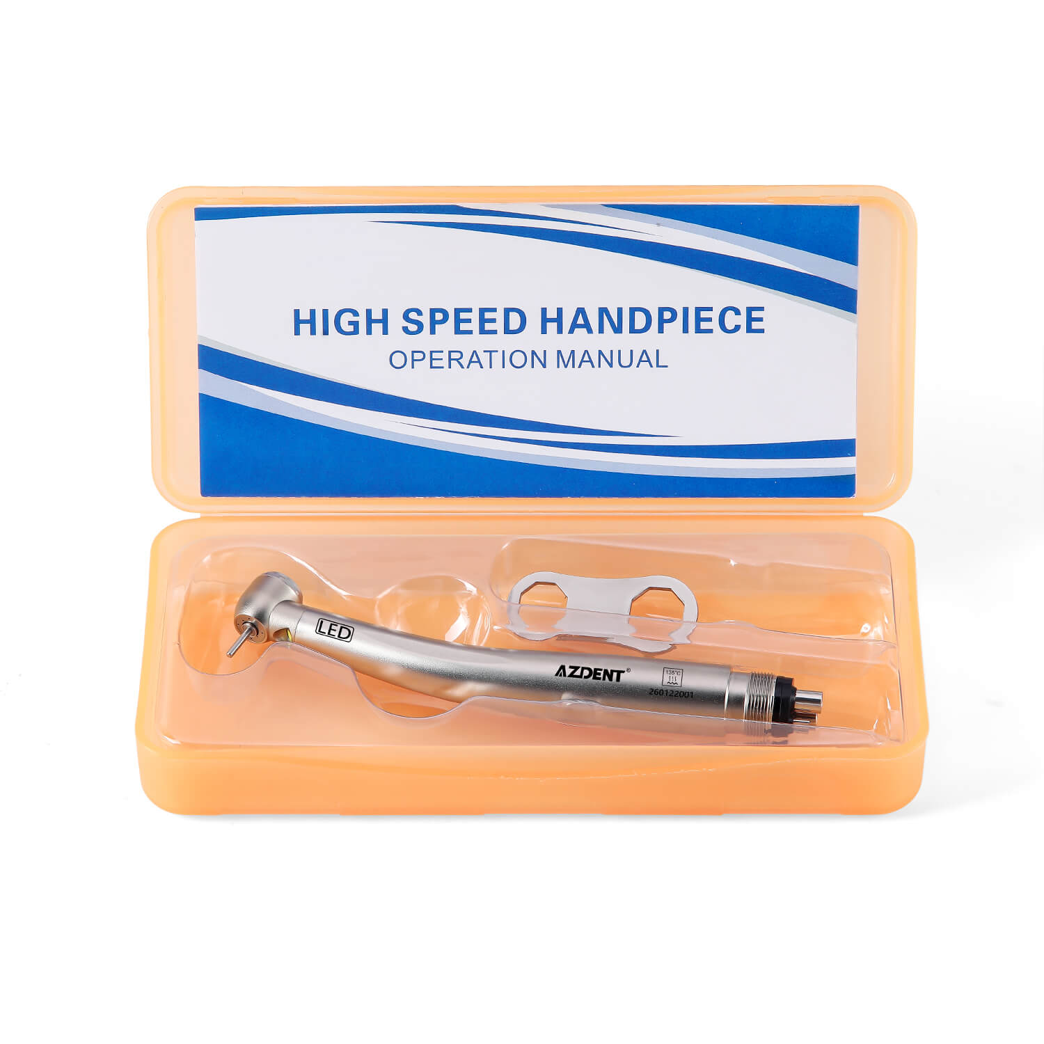 Dental High Speed Handpiece LED Push Button Ceramic Bearing 4 Hole Air Turbine - pairaydental.com
