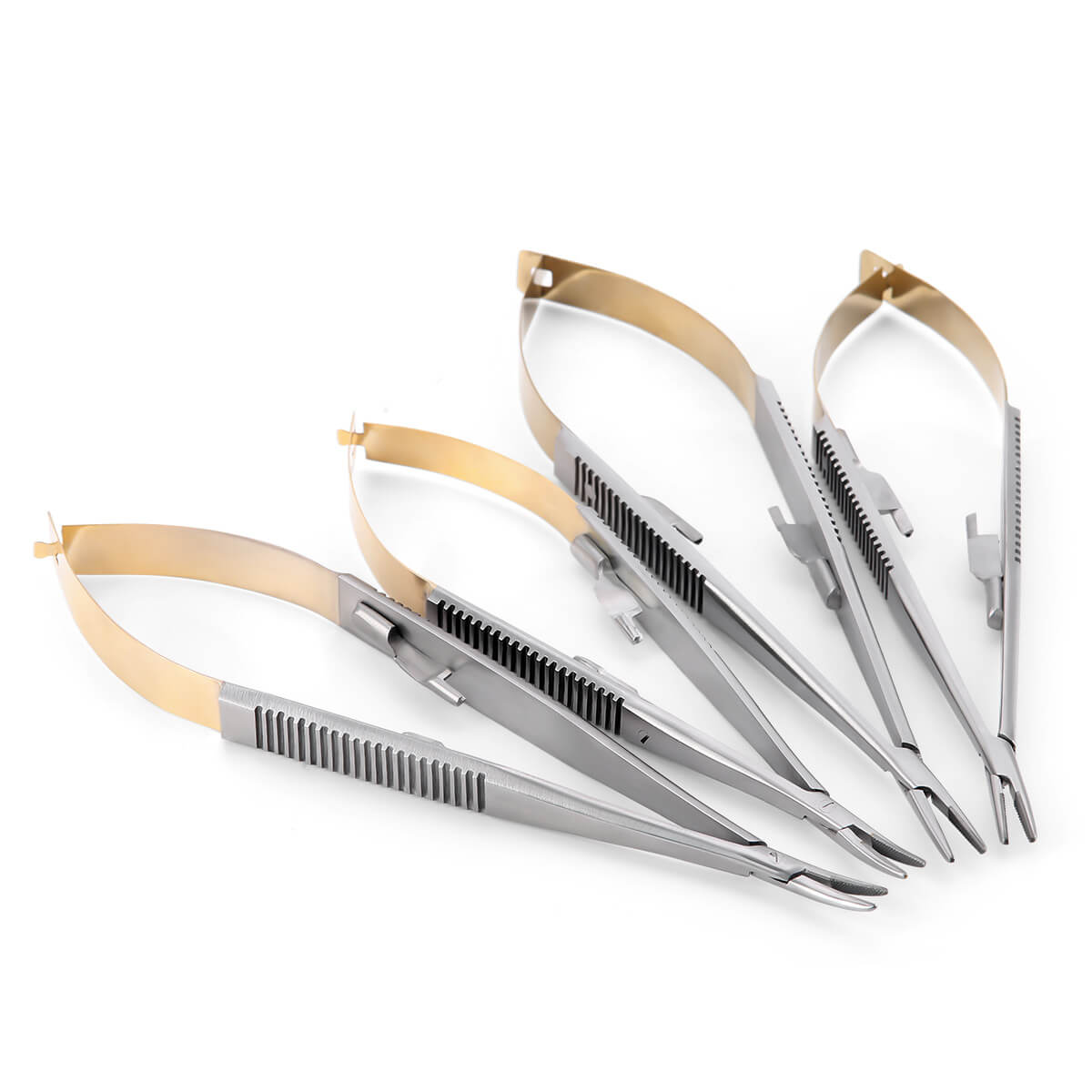 Castroviejo Needle Holder with Lock Straight/Curved Head 14cm/16cm - pairaydental.com