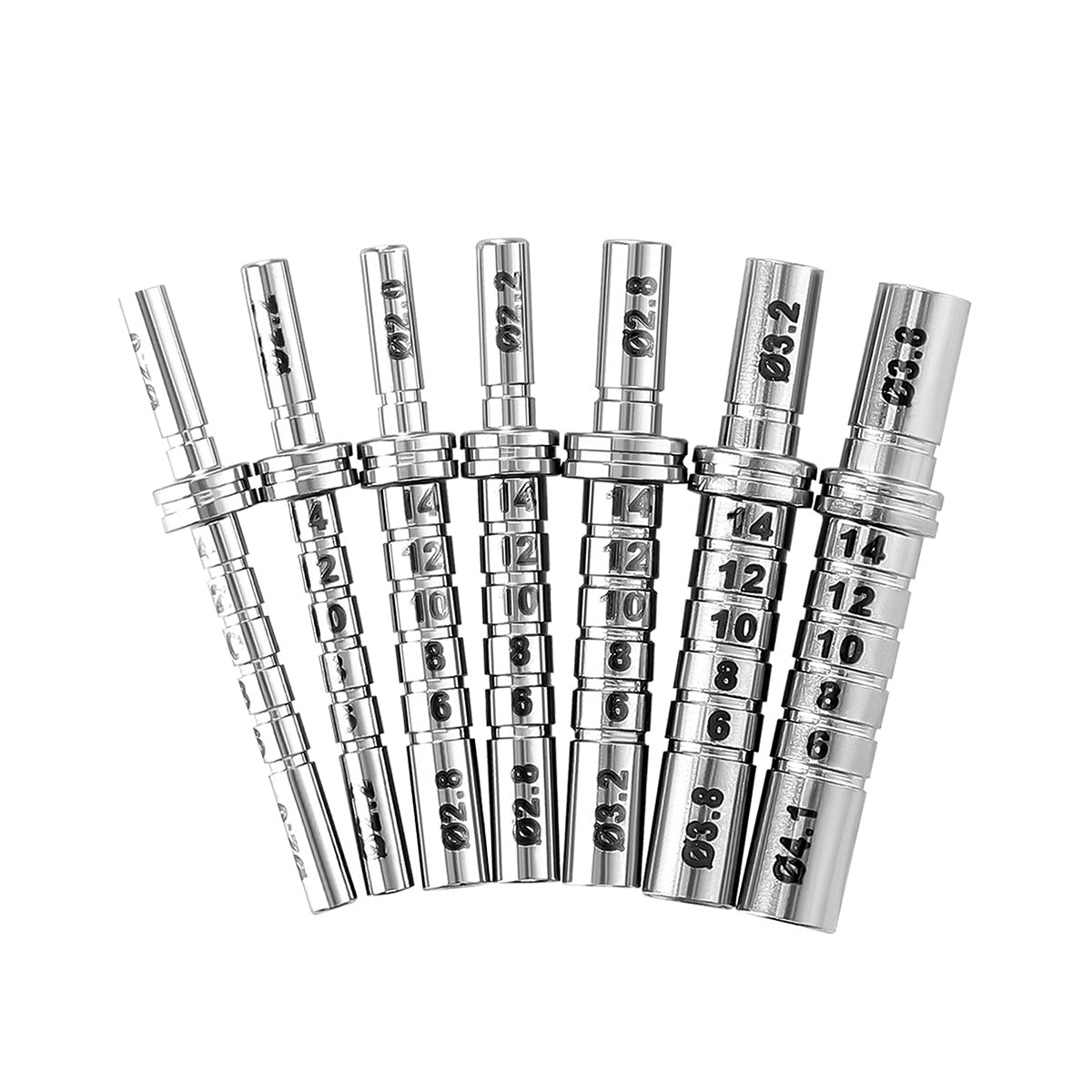 Stainless Steel Dental Implant Depth Gauge Pin Double Head 1pc/Pack - pairaydental.com