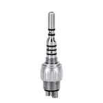 LED Fiber Optic High Speed Handpiece Three Water Spray Standard Head Push Button 4/6 Holes Quick Coupler - pairaydental.com