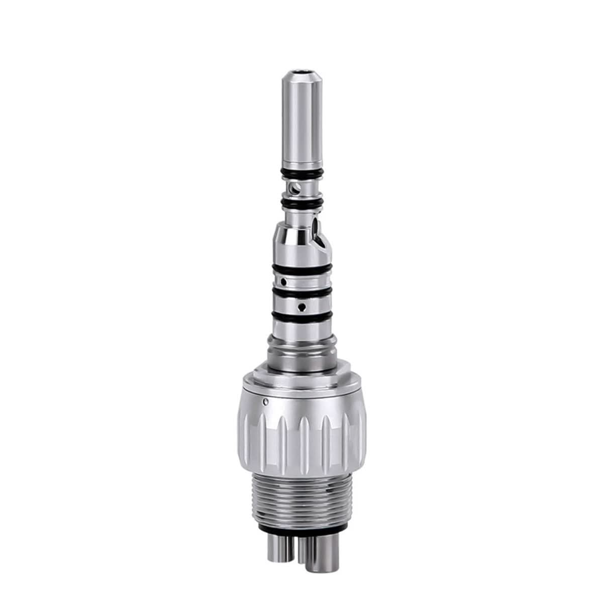 LED Fiber Optic High Speed Handpiece Three Water Spray Standard Head Push Button 4/6 Holes Quick Coupler - pairaydental.com