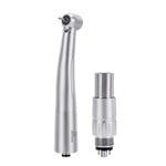 LED Fiber Optic High Speed Handpiece Standard Head Three Water Spray Push Button & 6 Holes Quick Coupler - pairaydental.com