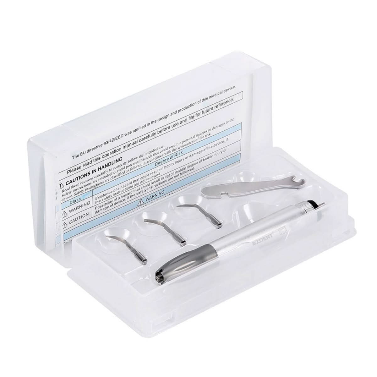 2/4 Holes Dental Air Scaler Handpiece Super Sonic Scaling Handle with 3 Tips (G1,G2,G4) - pairaydental.com