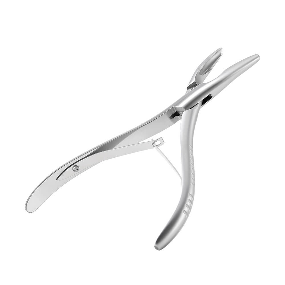 Dental Bone Rongeur Forceps Curved Stainless Steel 16cm (6.3") - pairaydental.com